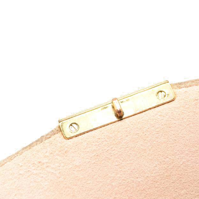 LOUIS VUITTON Damier Ebene Caissa Clutch in Rose Ballerine