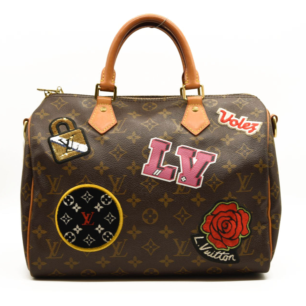 Louis Vuitton Speedy Patches Bandoliere 30