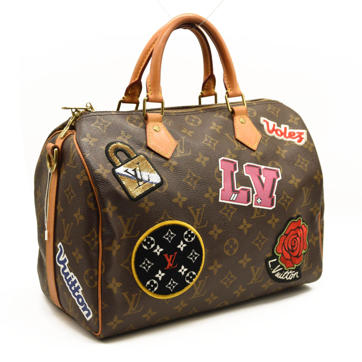 Louis Vuitton Speedy Patches Bandoliere 30