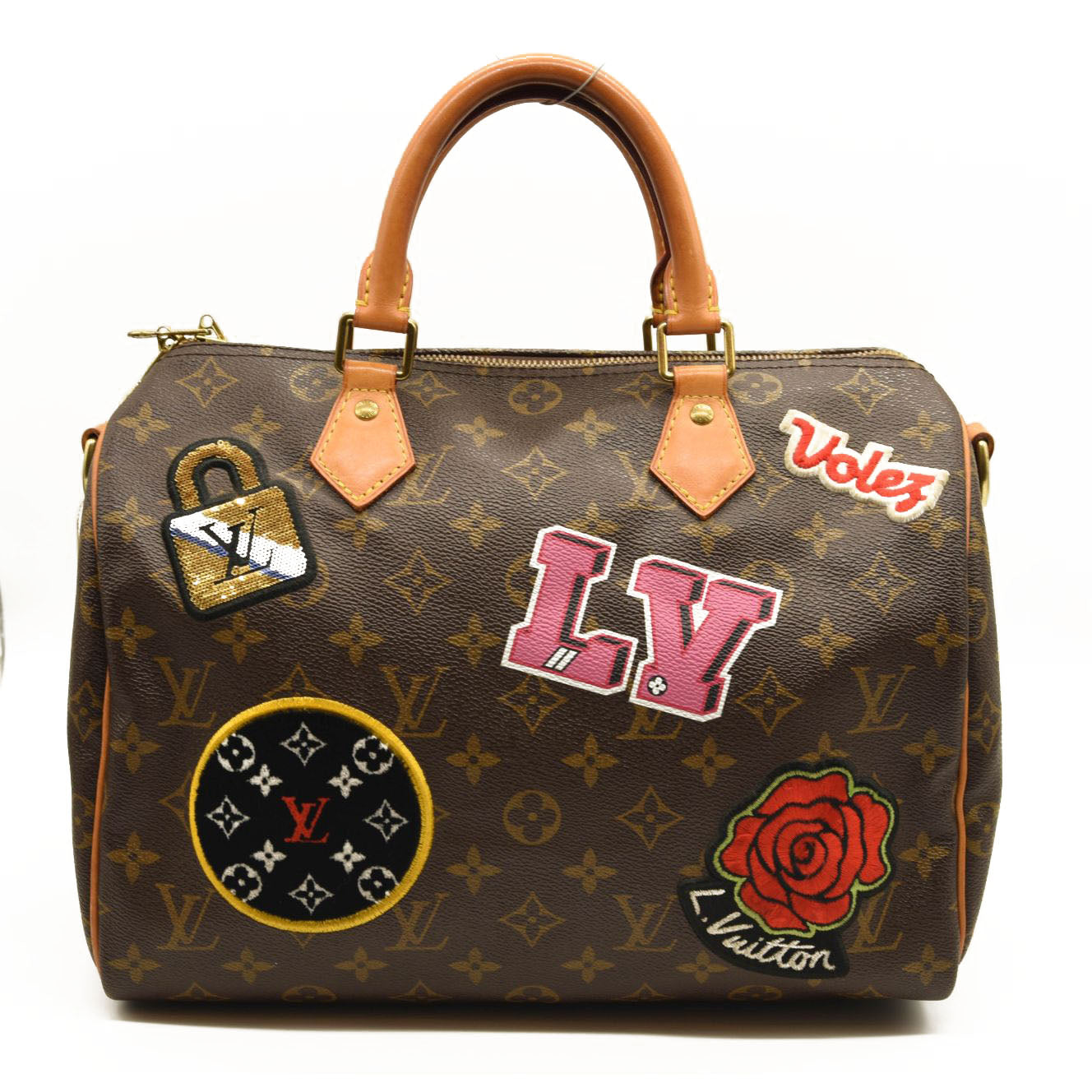Louis Vuitton Speedy Patches Bandoliere 30