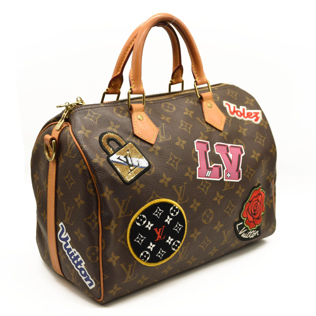Louis Vuitton Speedy Patches Bandoliere 30