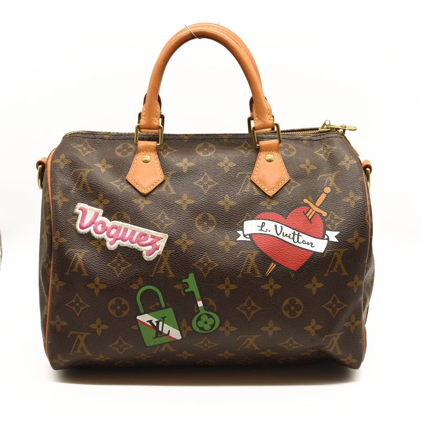 Louis Vuitton Speedy Patches Bandoliere 30