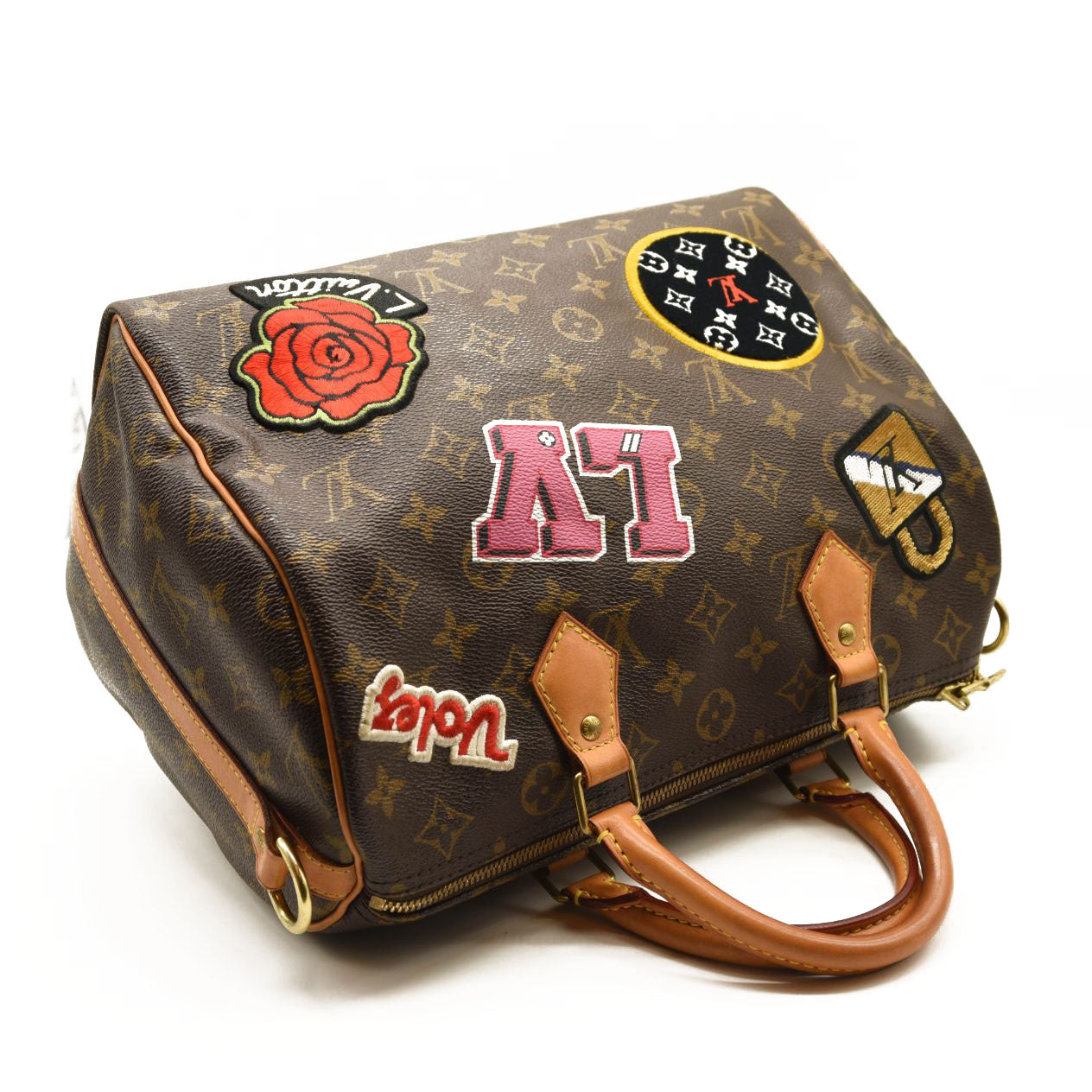 Louis Vuitton Speedy Patches Bandoliere 30