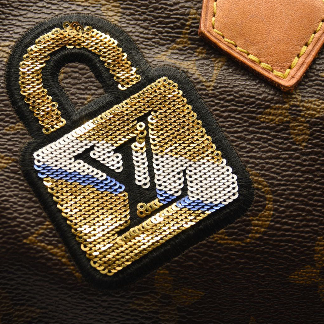 Louis Vuitton Speedy Patches Bandoliere 30