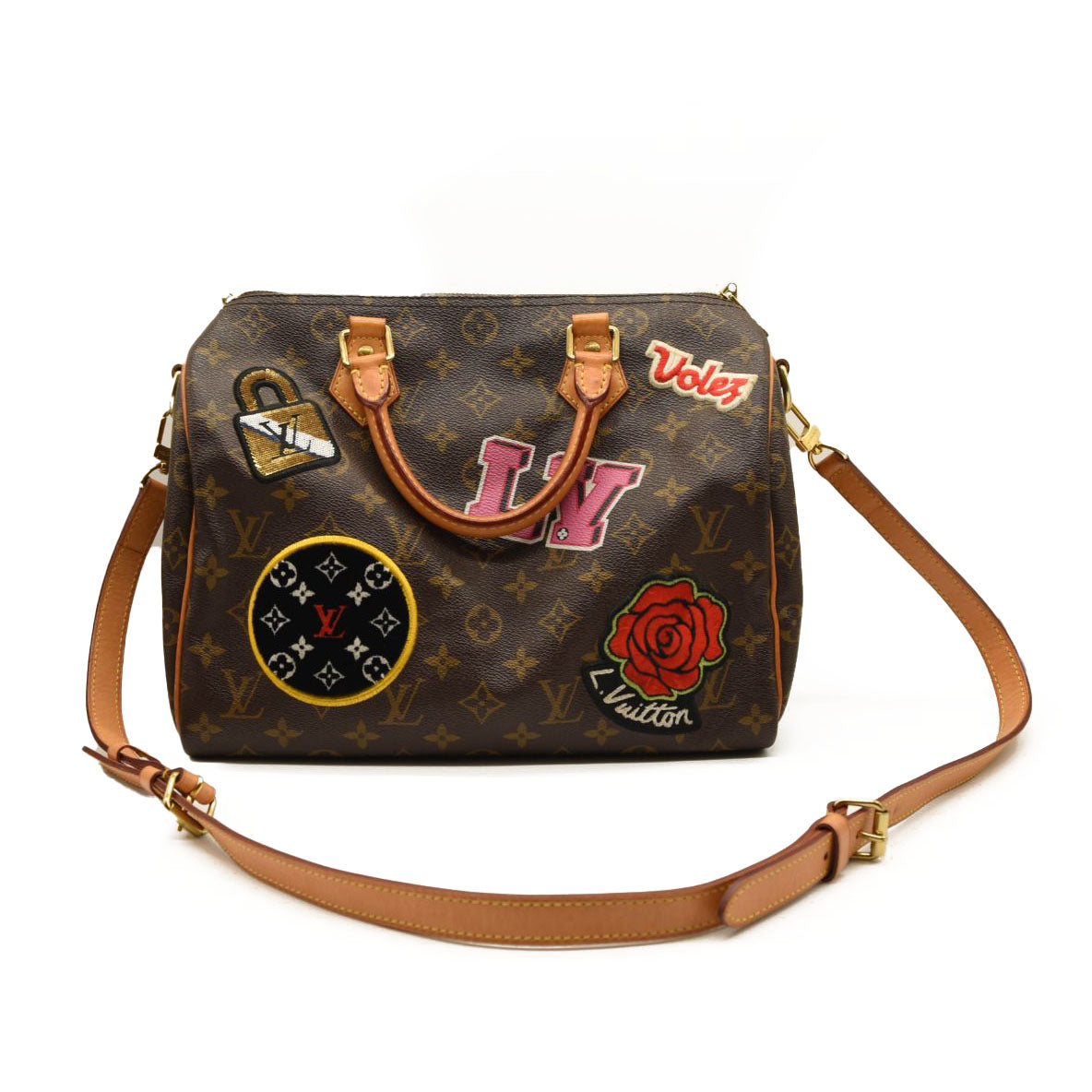 Louis Vuitton Speedy Patches Bandoliere 30