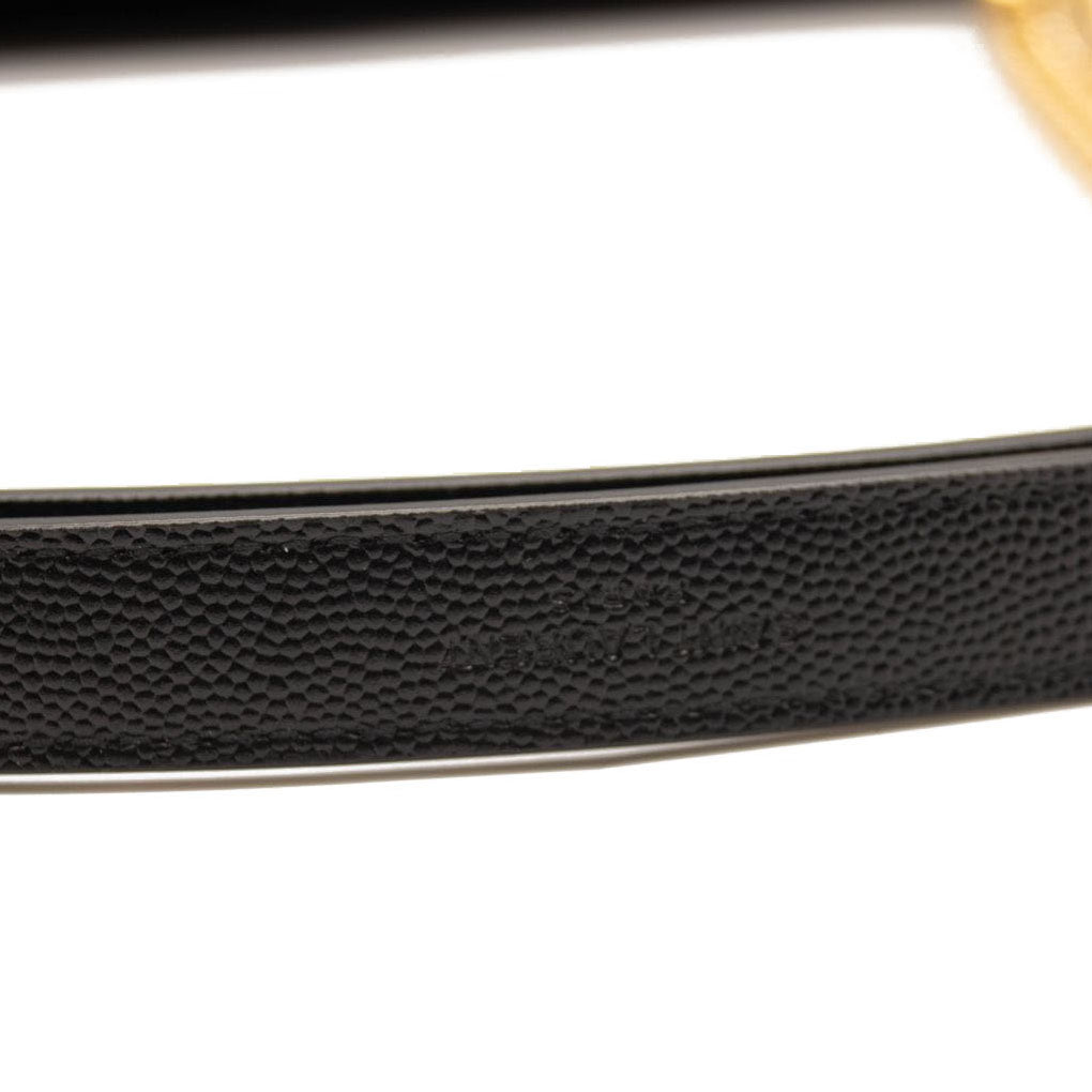 NEW Saint Laurent Grain De Poudre Textured Mixed Matelasse Triquilt Medium Monogram Satchel Black