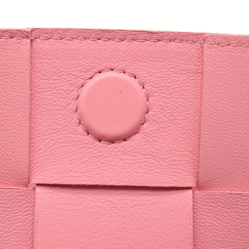 NEW BOTTEGA VENETA Lambskin Maxi Intrecciato Extra Mini Cassette Crossbody Bag Bon Bon