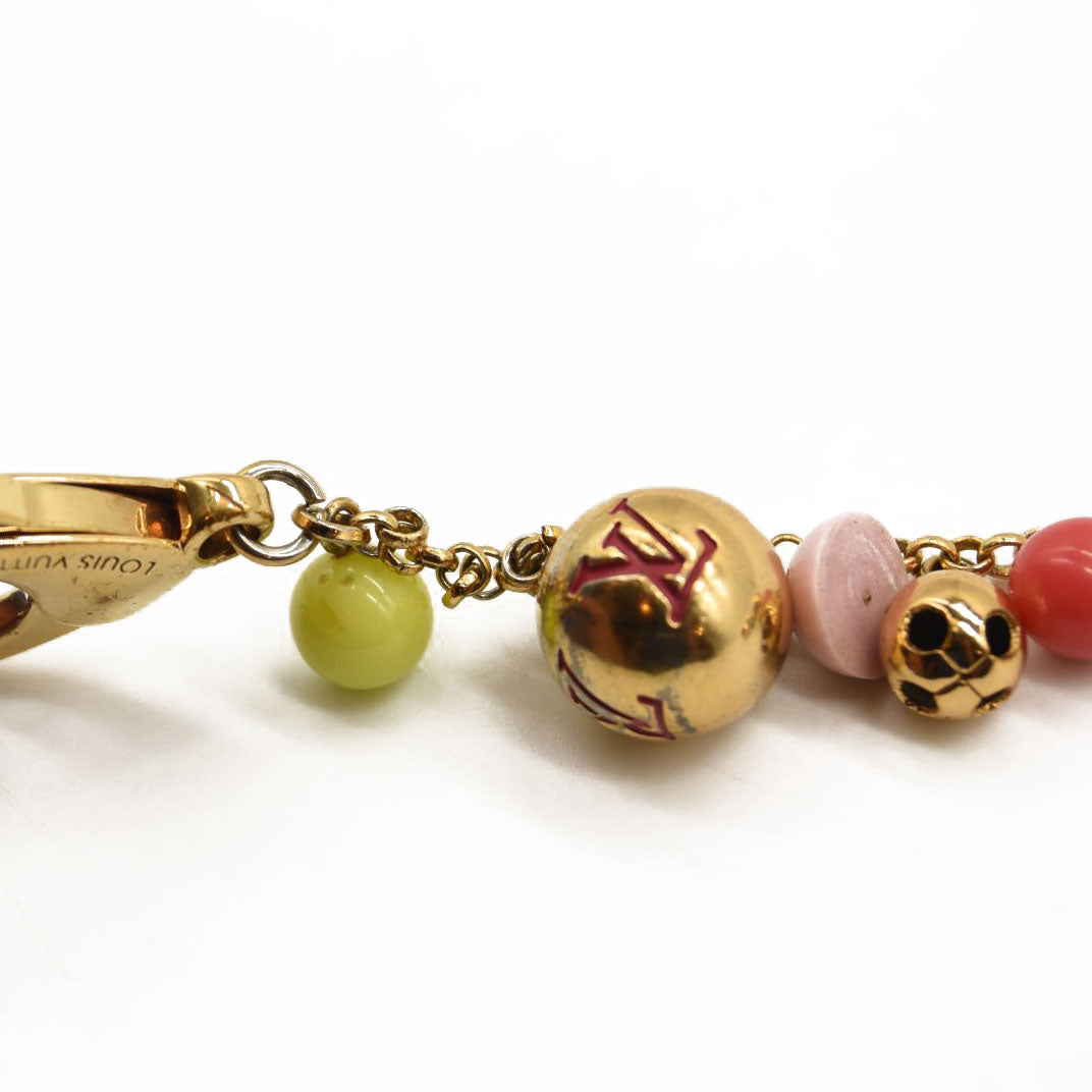 Louis Vuitton LV Beads Bracelet Pink Multicolor