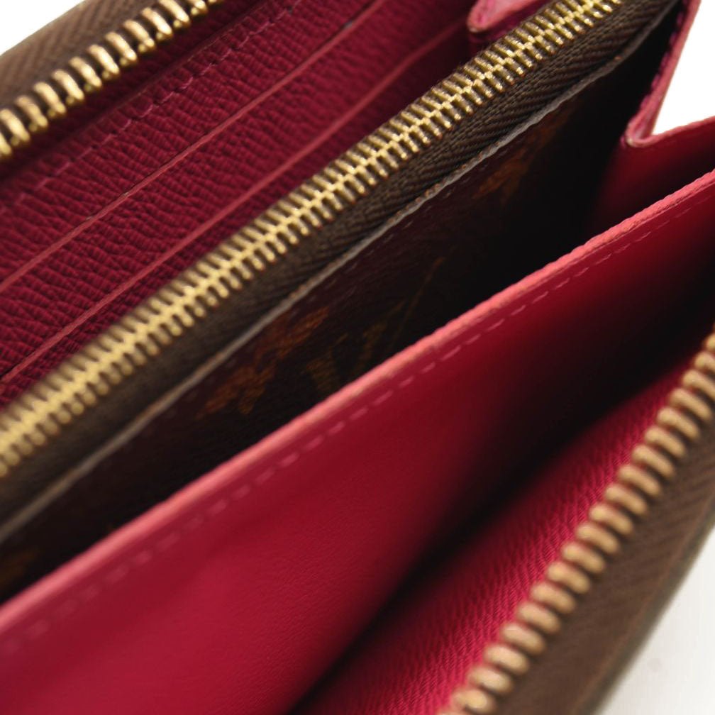 Louis Vuitton, Bags, Louis Vuitton Clemence Wallet Fuchsia Inside