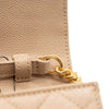 NEW Saint Laurent Envelope Wallet On Chain Bag Mixed Matelasse Beige