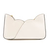NEW Christian Louboutin White Small Hot Chick Leather Baguette Bag