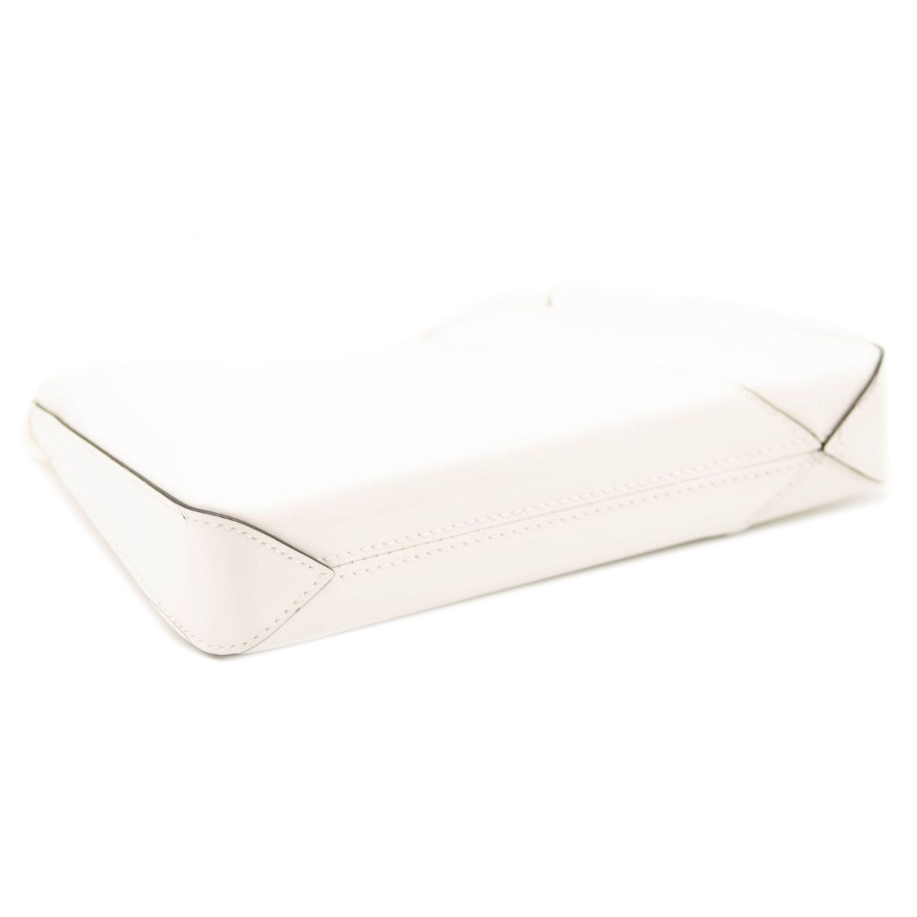 NEW Christian Louboutin White Small Hot Chick Leather Baguette Bag