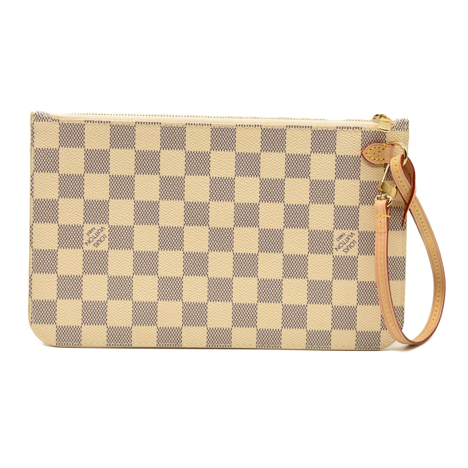 LOUIS VUITTON Damier Azur Nautical Neverfull MM GM Pochette