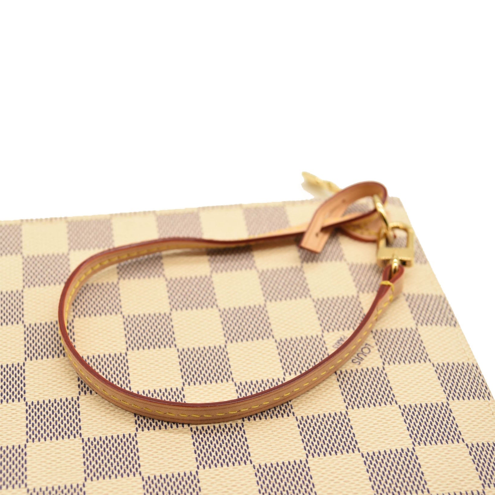 LOUIS VUITTON Damier Azur Nautical Neverfull MM GM Pochette