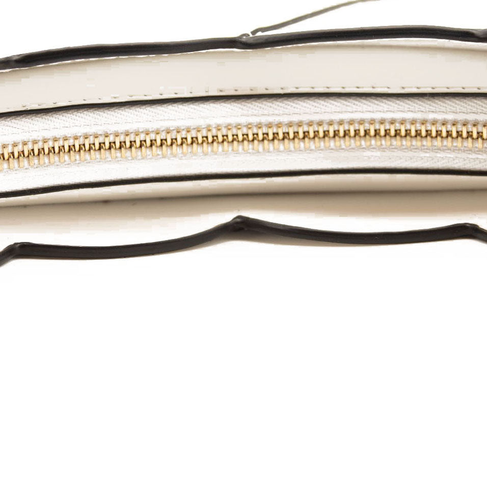 NEW Christian Louboutin White Small Hot Chick Leather Baguette Bag