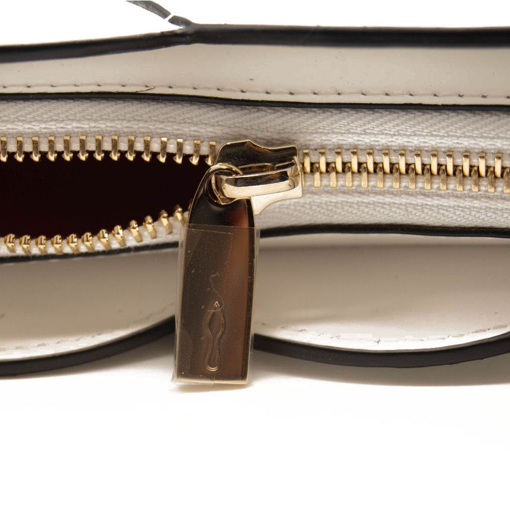 NEW Christian Louboutin White Small Hot Chick Leather Baguette Bag