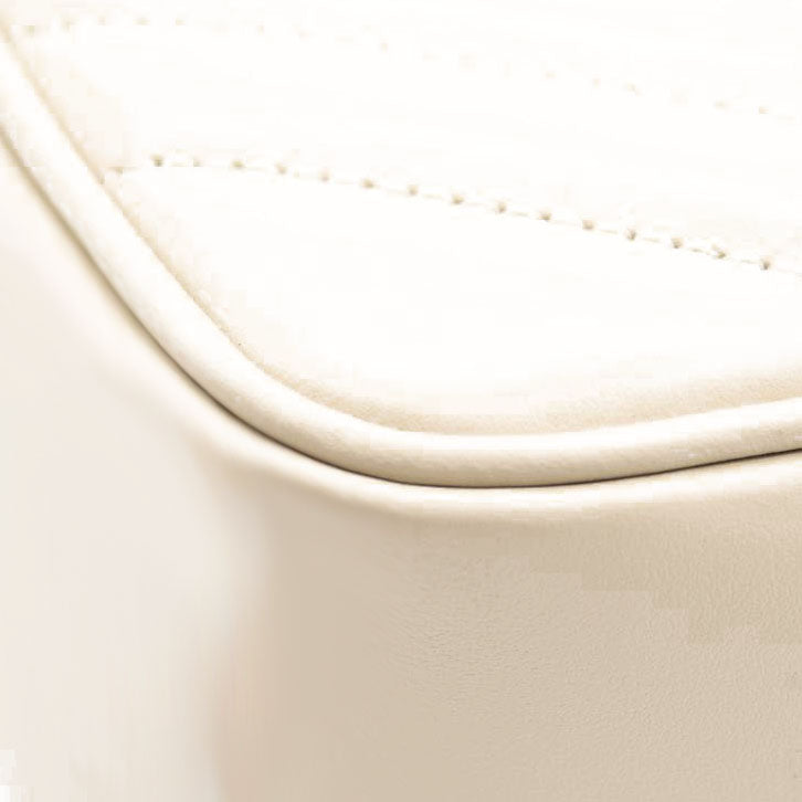 NEW SAINT LAURENT Calfskin Matelasse Monogram Lou Camera Bag in Off White Cream
