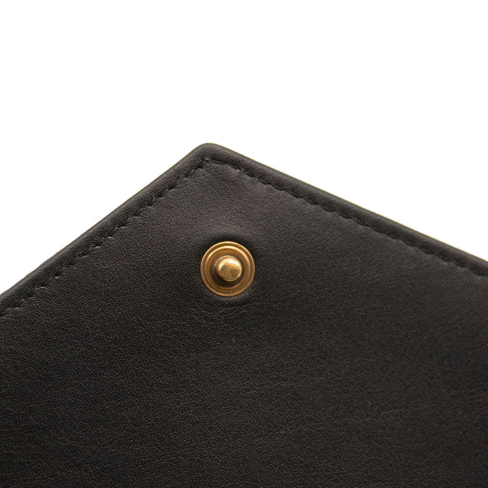 NEW Saint Laurent Envelope Chain Wallet in Mix Matelasse Satin Crossbody