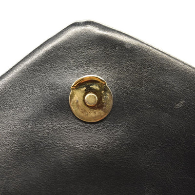 SAINT LAURENT Calfskin Y Quilted Monogram Medium Loulou Chain Satchel Black