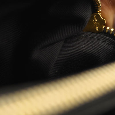 SAINT LAURENT Calfskin Y Quilted Monogram Medium Loulou Chain Satchel Black