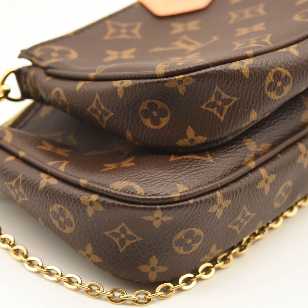 LOUIS VUITTON Monogram Multi Pochette Accessories Kaki