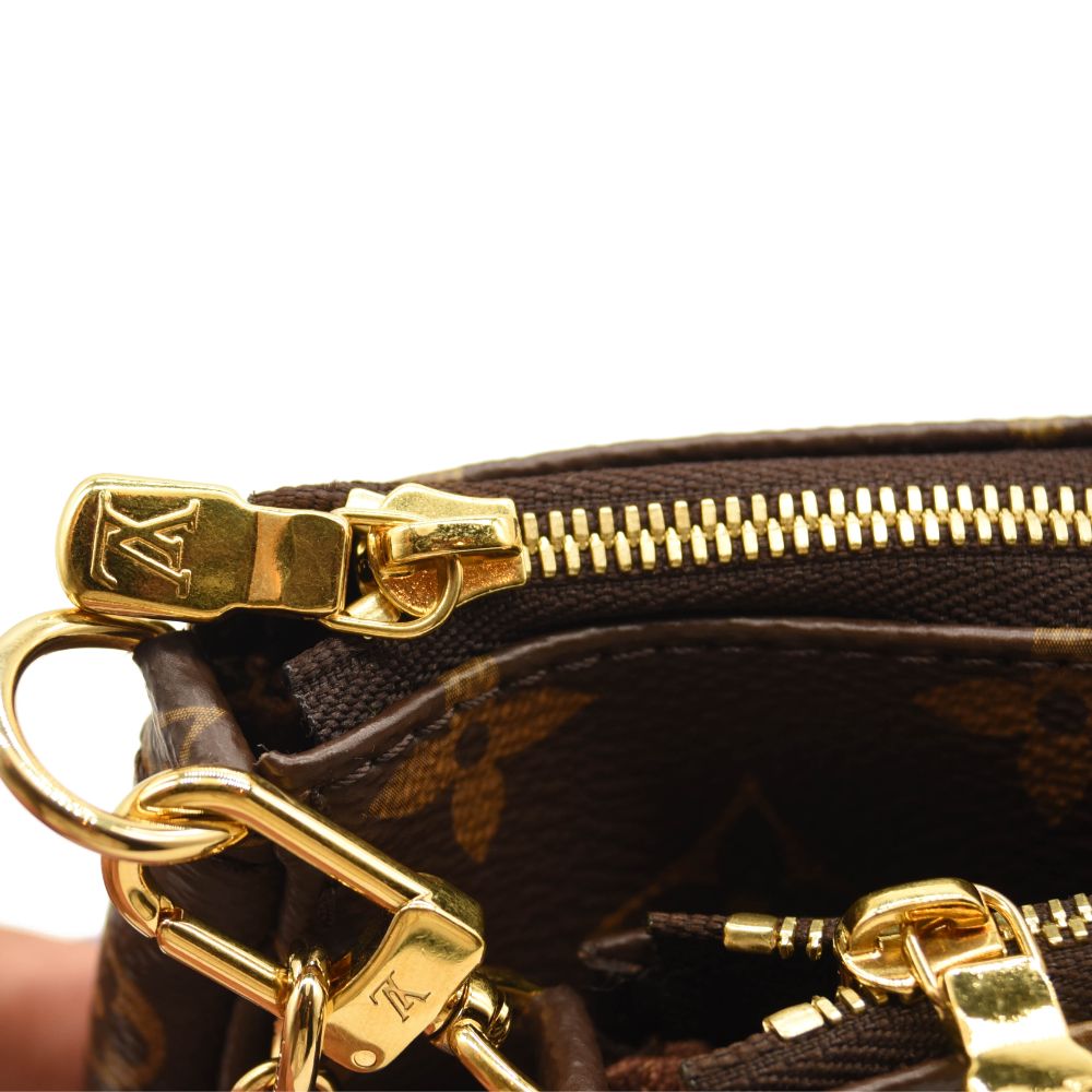 LOUIS VUITTON Monogram Multi Pochette Accessories Kaki