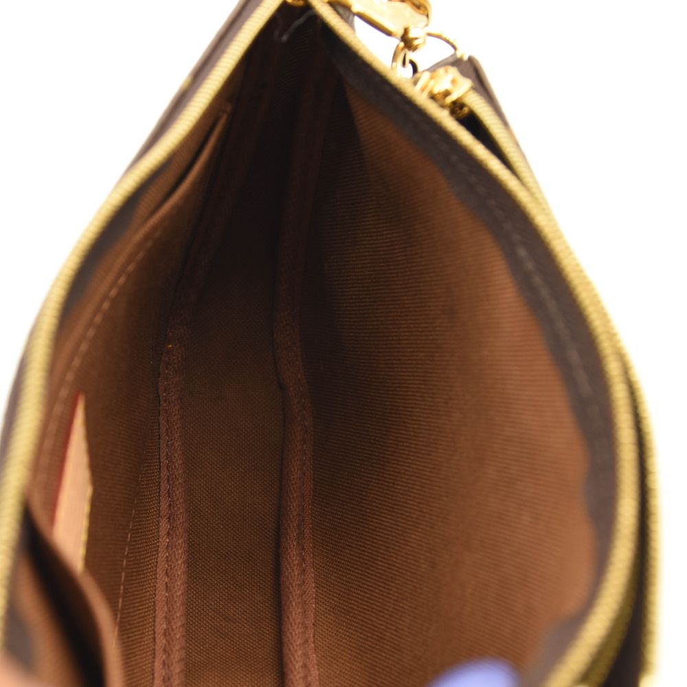 LOUIS VUITTON Monogram Multi Pochette Accessories Kaki