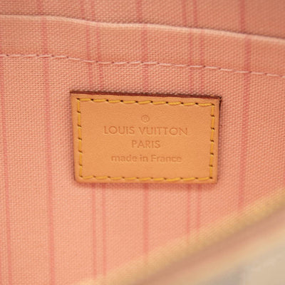 Louis Vuitton Damier Azur Neverfull mm GM Rose Ballerine Pochette FL3108
