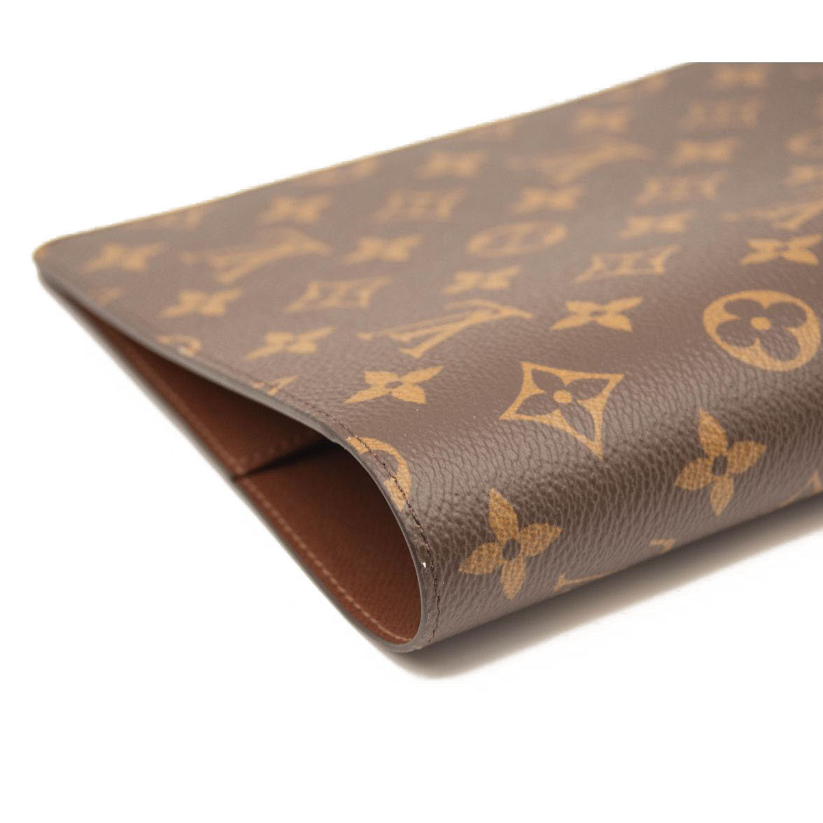 NEW Louis Vuitton Monogram Desk Agenda Cover Brown