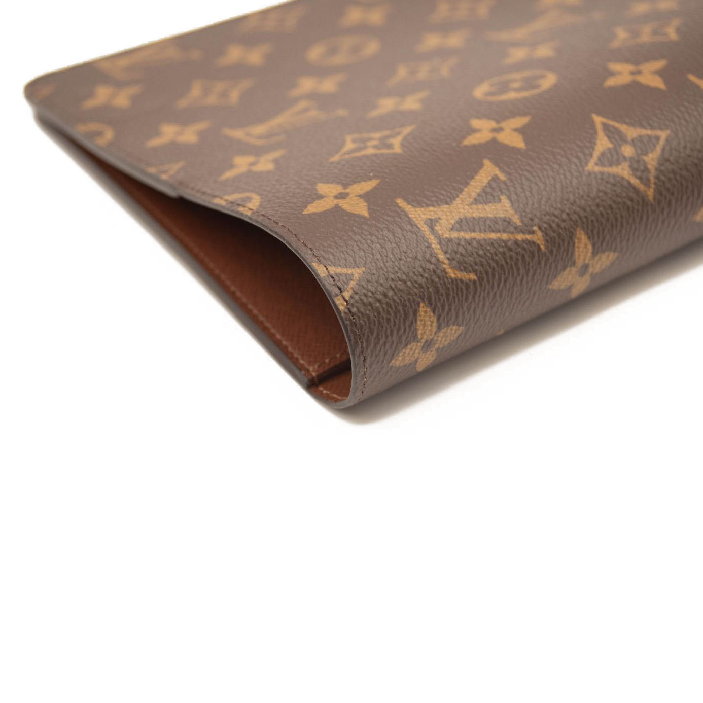 NEW Louis Vuitton Monogram Desk Agenda Cover Brown
