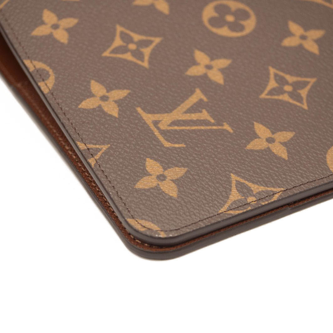 NEW Louis Vuitton Monogram Desk Agenda Cover Brown