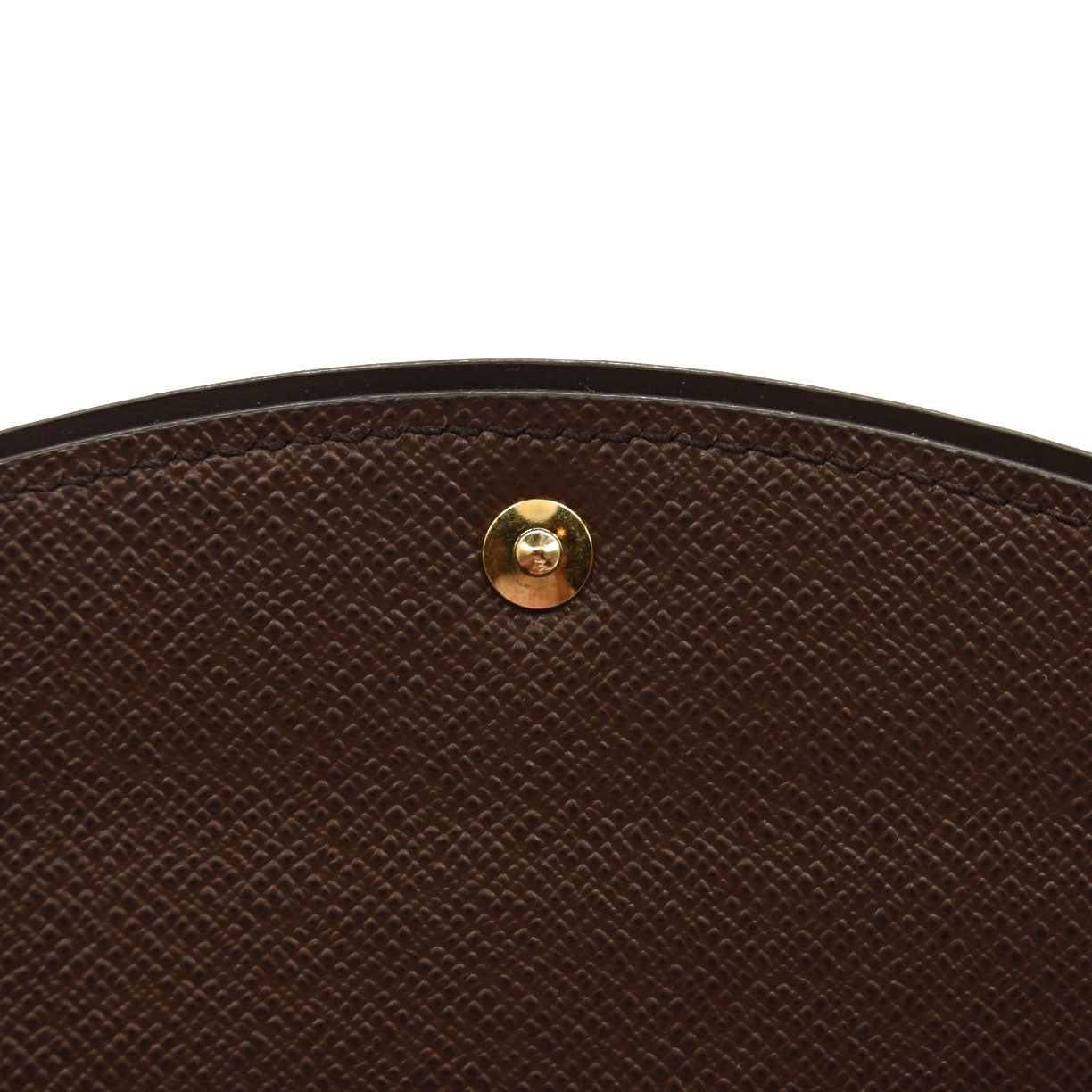 LOUIS VUITTON Damier Ebene Normandy Compact Wallet Pink