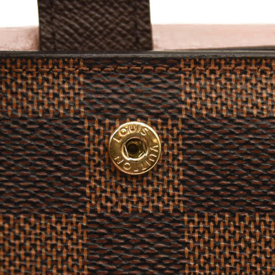 LOUIS VUITTON Damier Ebene Normandy Compact Wallet Pink