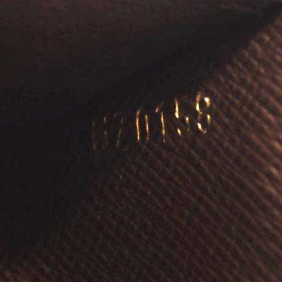 LOUIS VUITTON Damier Ebene Normandy Compact Wallet Pink