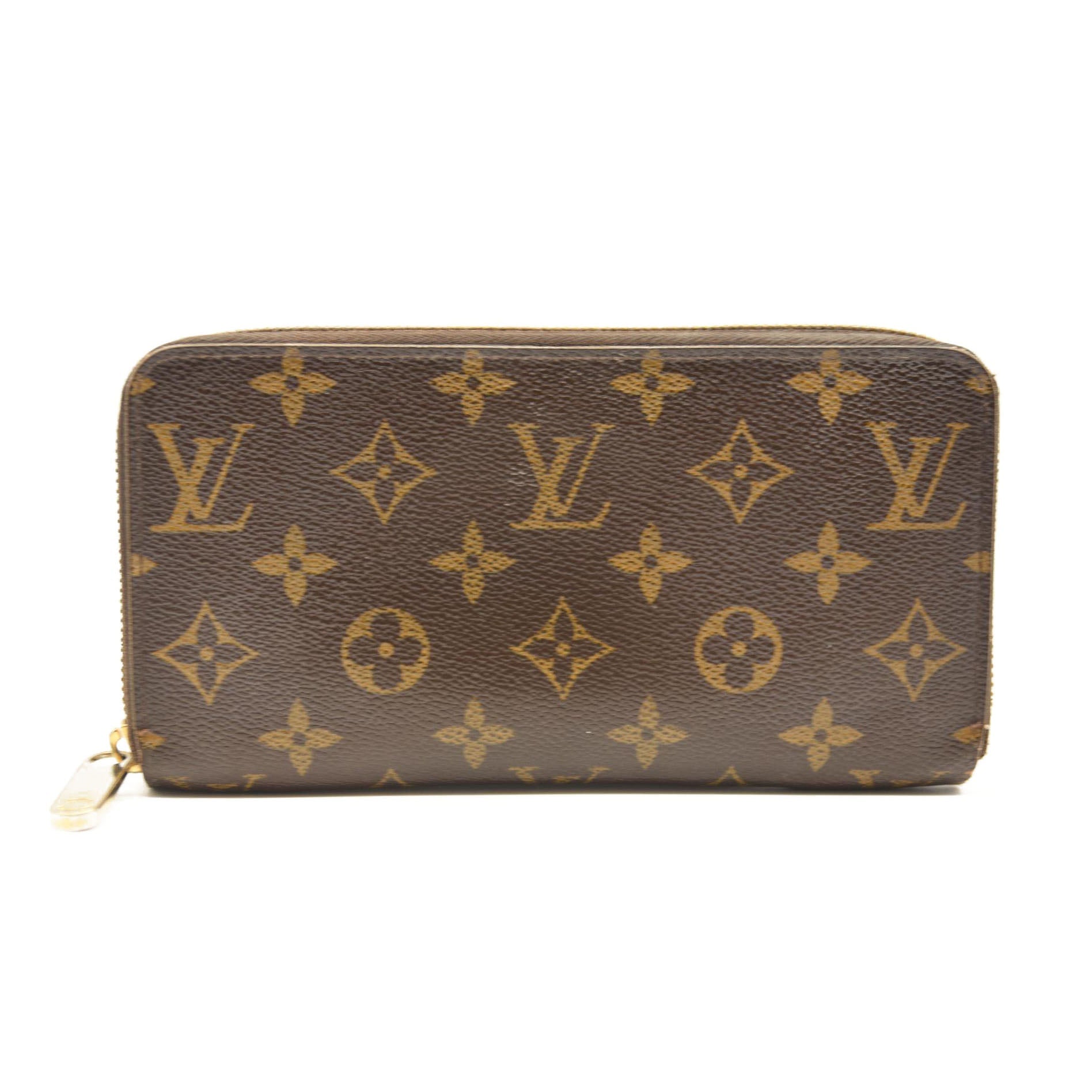 Louis Vuitton Monogram Zippy Wallet Brown Interior