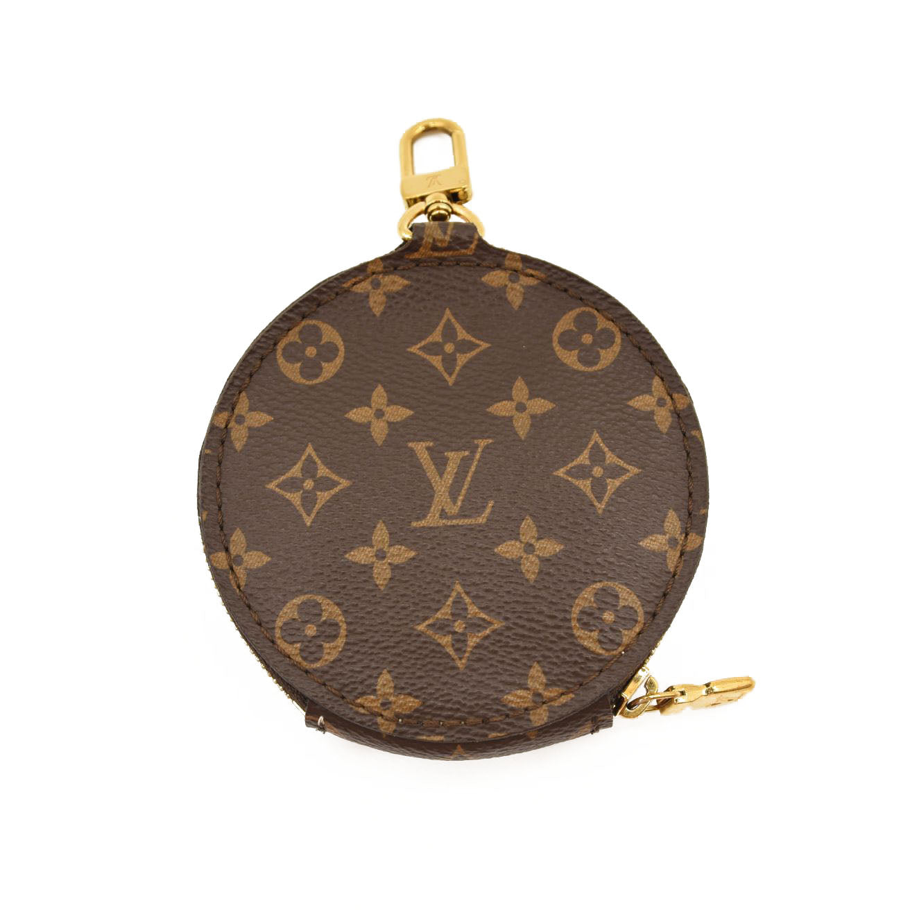 LOUIS VUITTON Monogram Neverfull BB Round Coin Purse