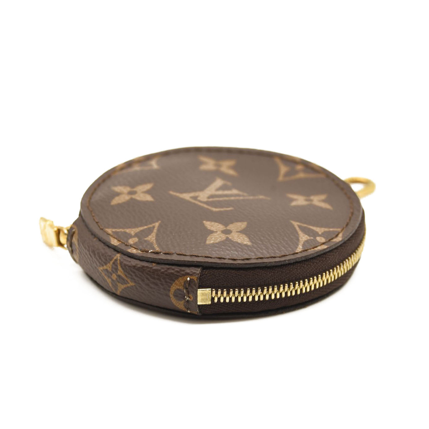 LOUIS VUITTON Monogram Neverfull BB Round Coin Purse