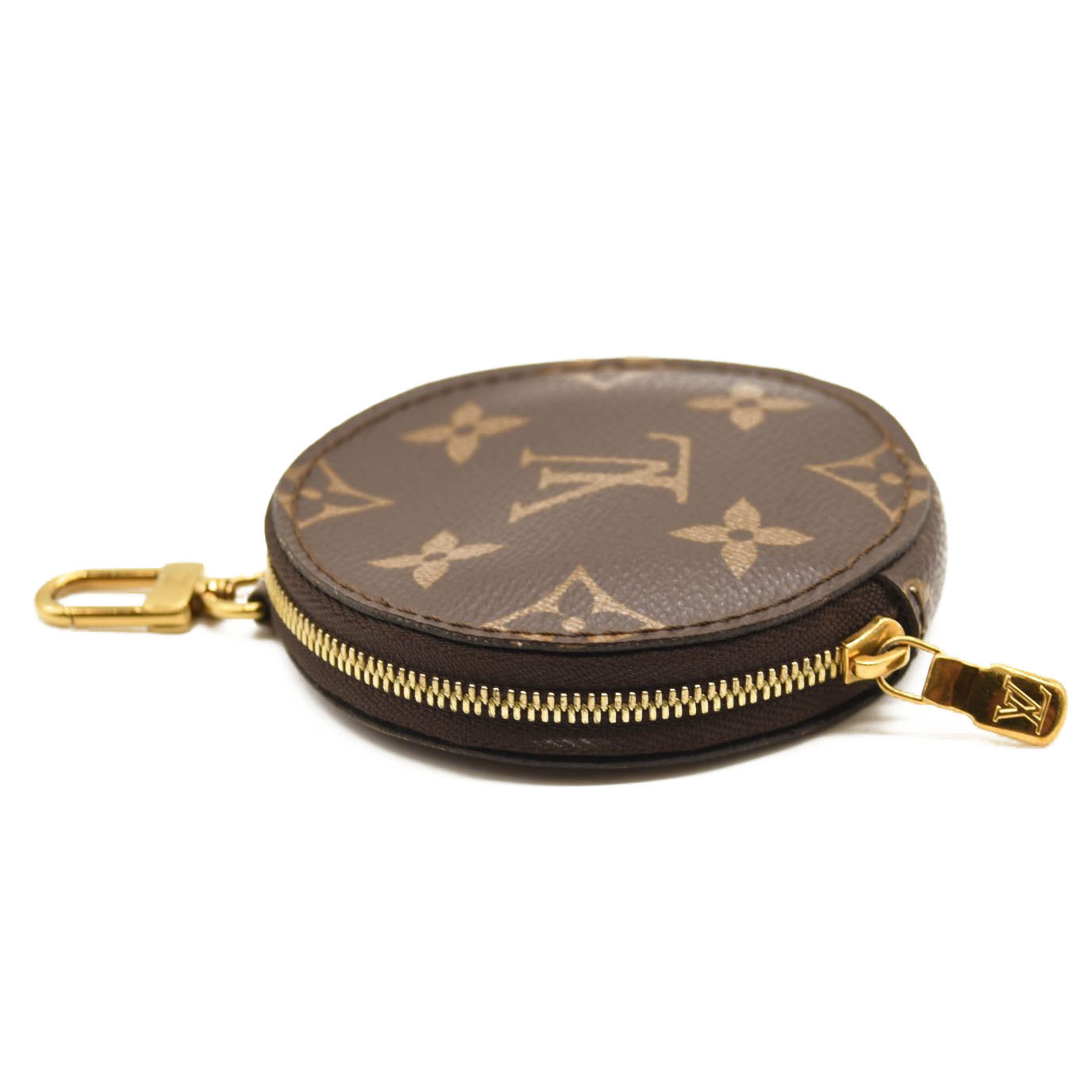 LOUIS VUITTON Monogram Neverfull BB Round Coin Purse