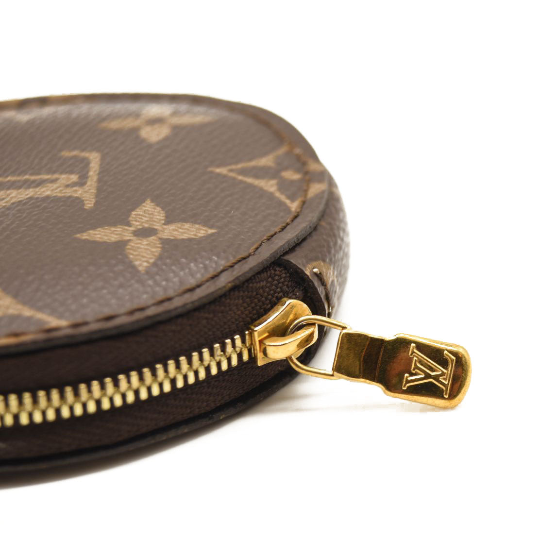 LOUIS VUITTON Monogram Neverfull BB Round Coin Purse