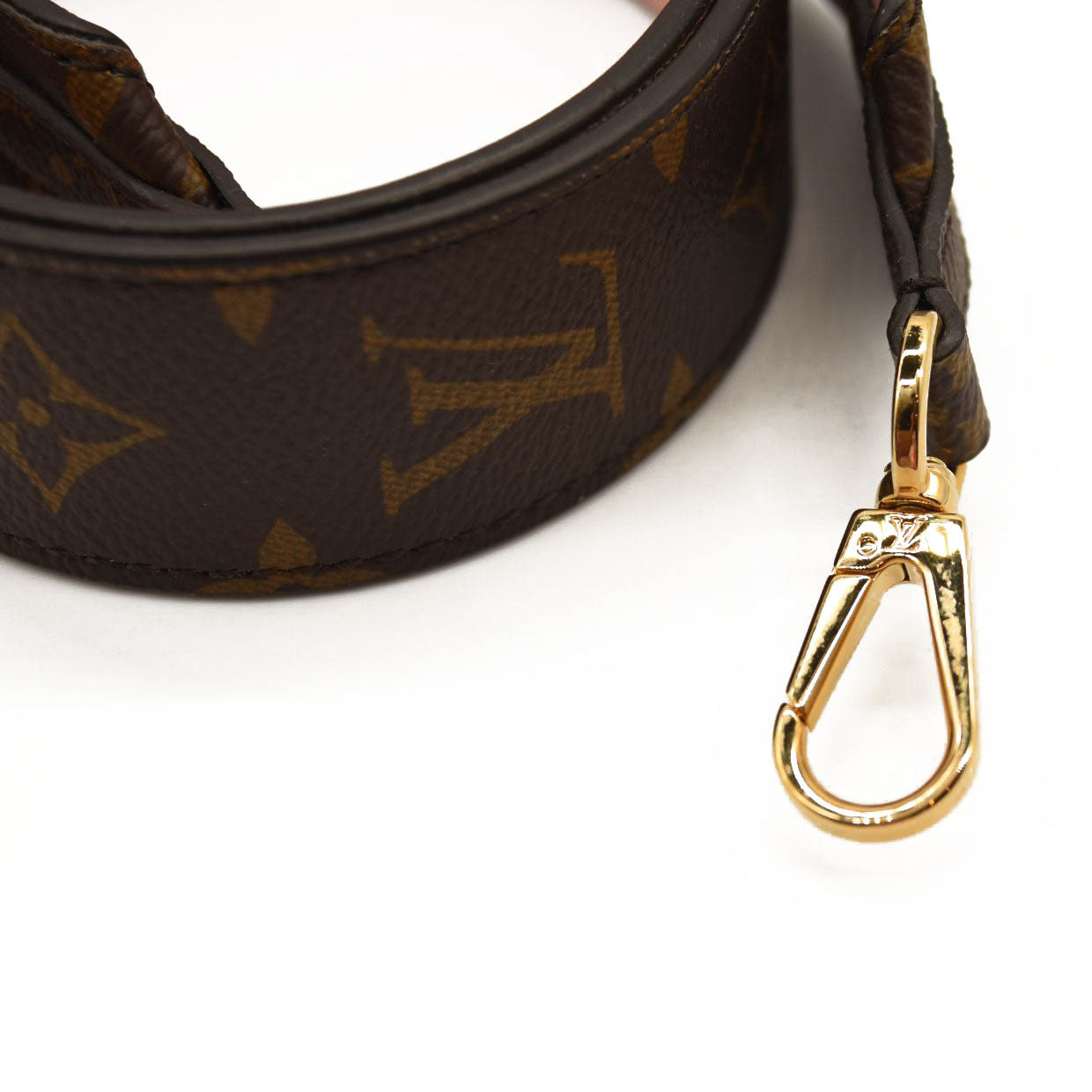 LOUIS VUITTON Monogram Bandouliere Shoulder Strap Rose Poudre