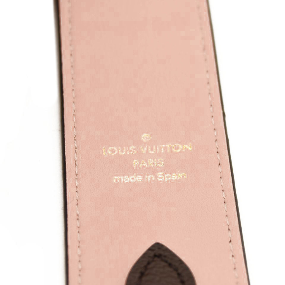 LOUIS VUITTON Monogram Bandouliere Shoulder Strap Rose Poudre