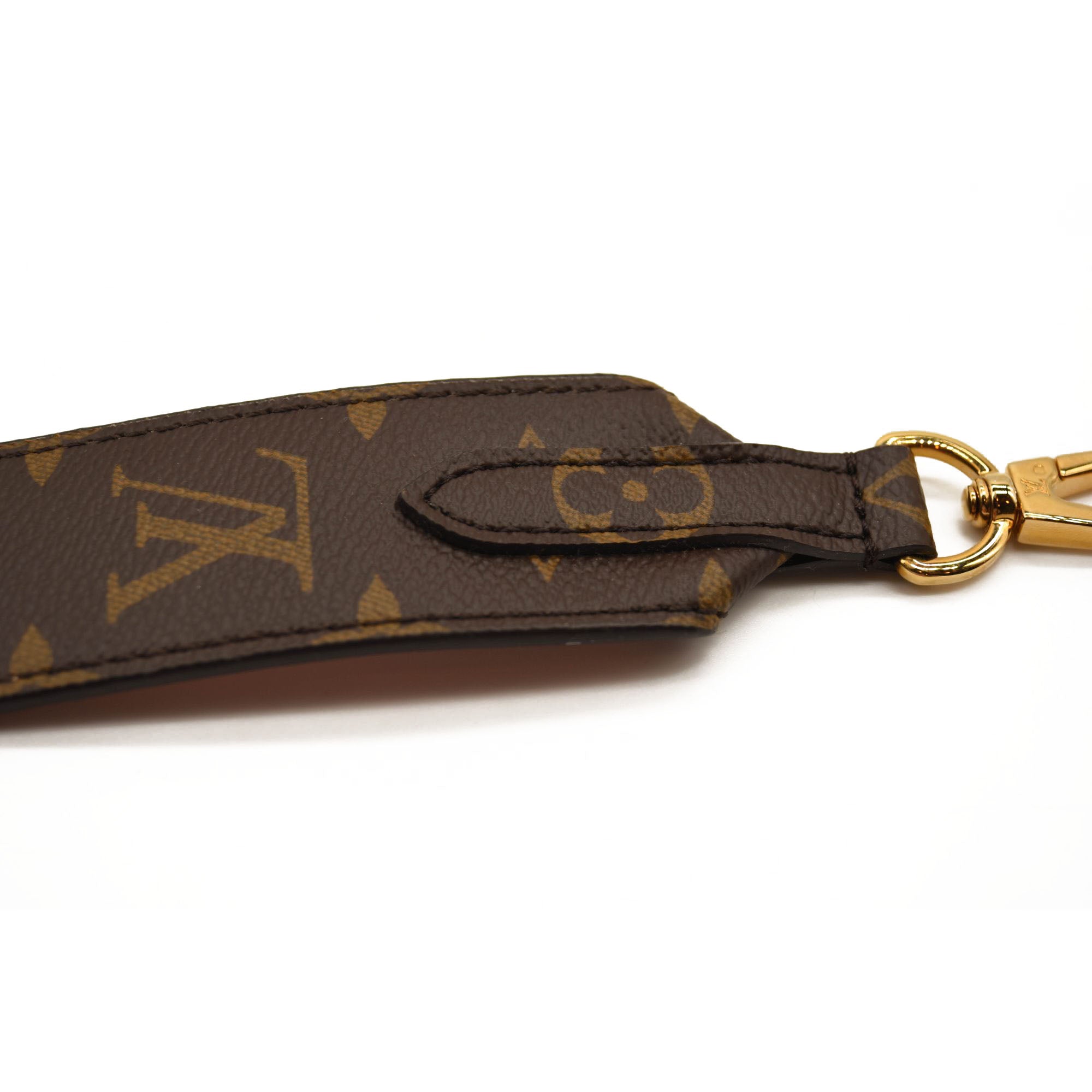 LOUIS VUITTON Monogram Bandouliere Shoulder Strap Rose Poudre
