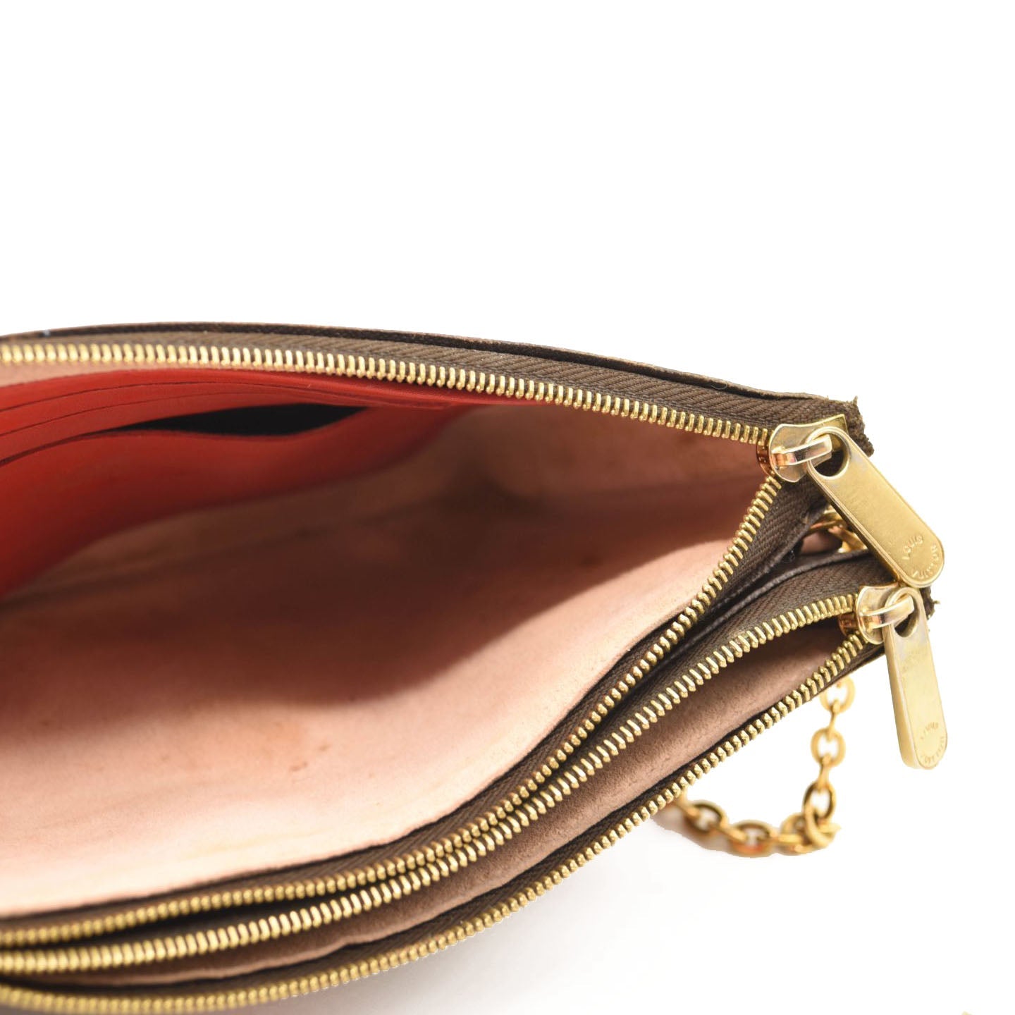 LOUIS VUITTON Monogram Blooming Flowers Double Zip Pochette