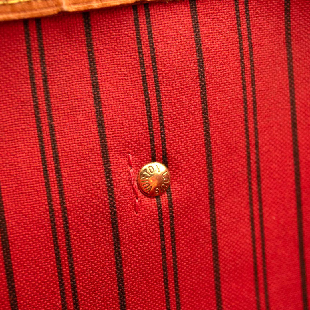 LOUIS VUITTON Monogram Neverfull MM Cherry Cerise