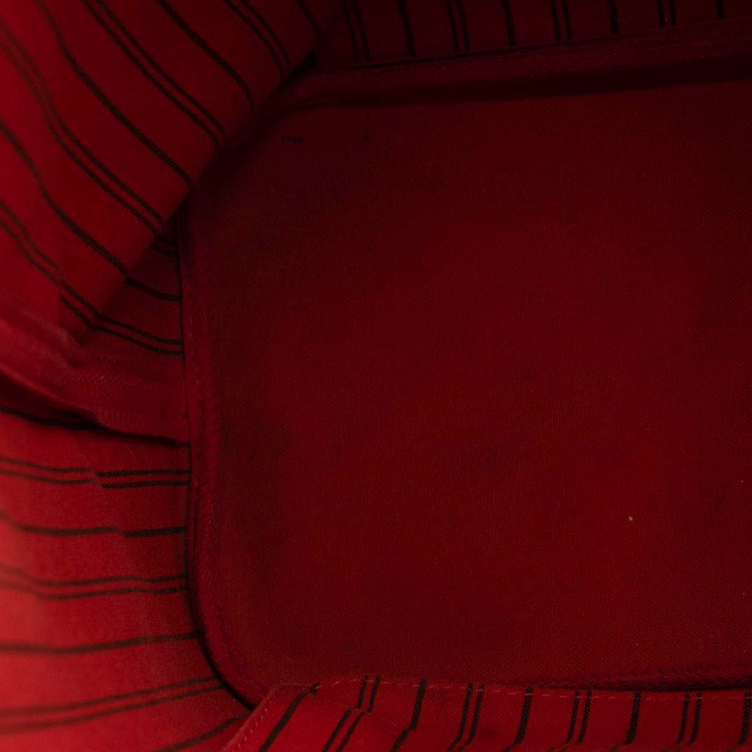 LOUIS VUITTON Monogram Neverfull MM Cherry Cerise