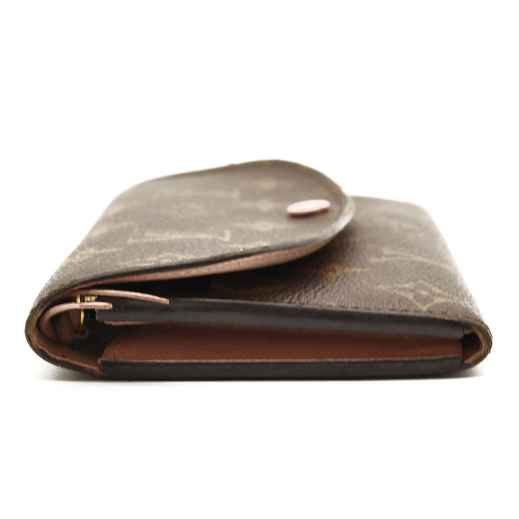 LOUIS VUITTON Monogram Emilie Wallet Rose Ballerine