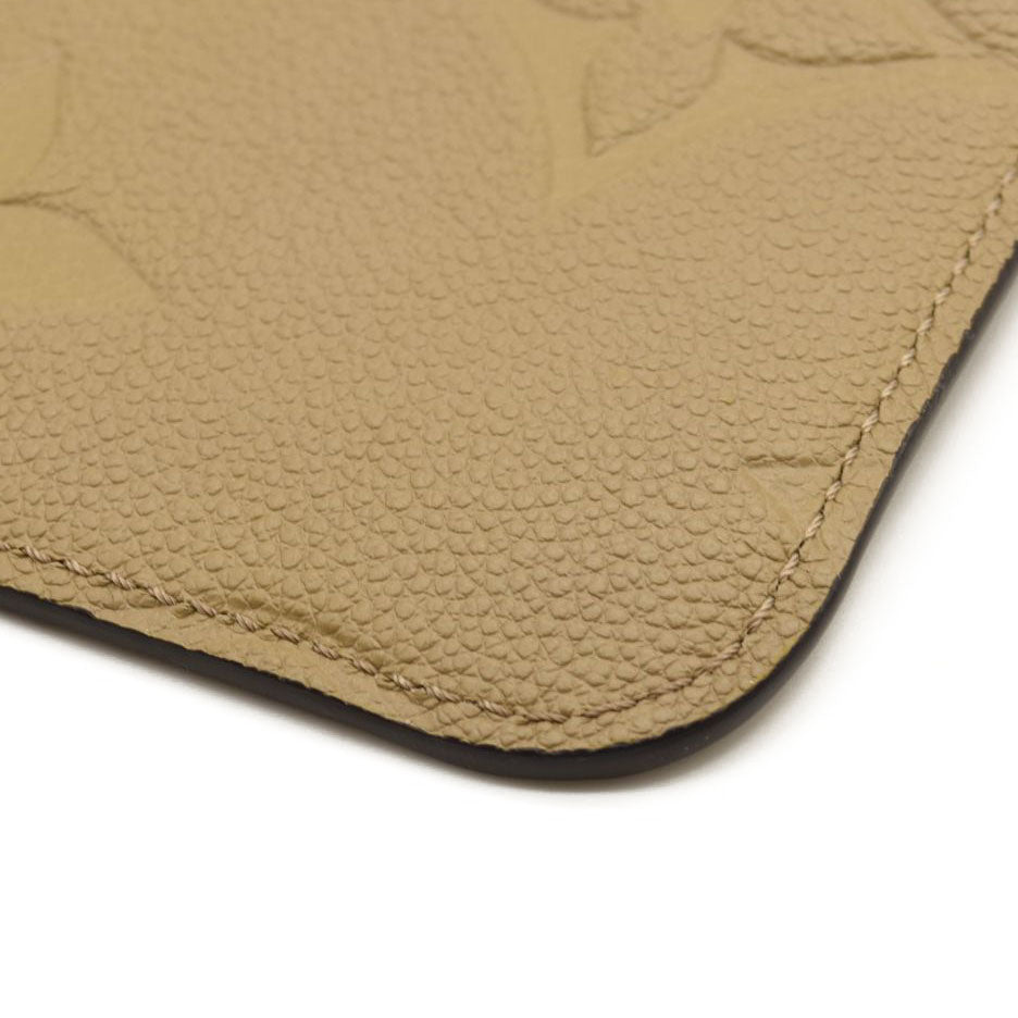 LOUIS VUITTON Empreinte Monogram Giant Neverfull MM Pochette Tourterelle