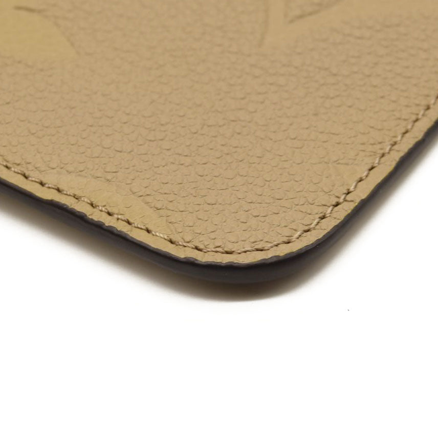 LOUIS VUITTON Empreinte Monogram Giant Neverfull MM Pochette Tourterelle