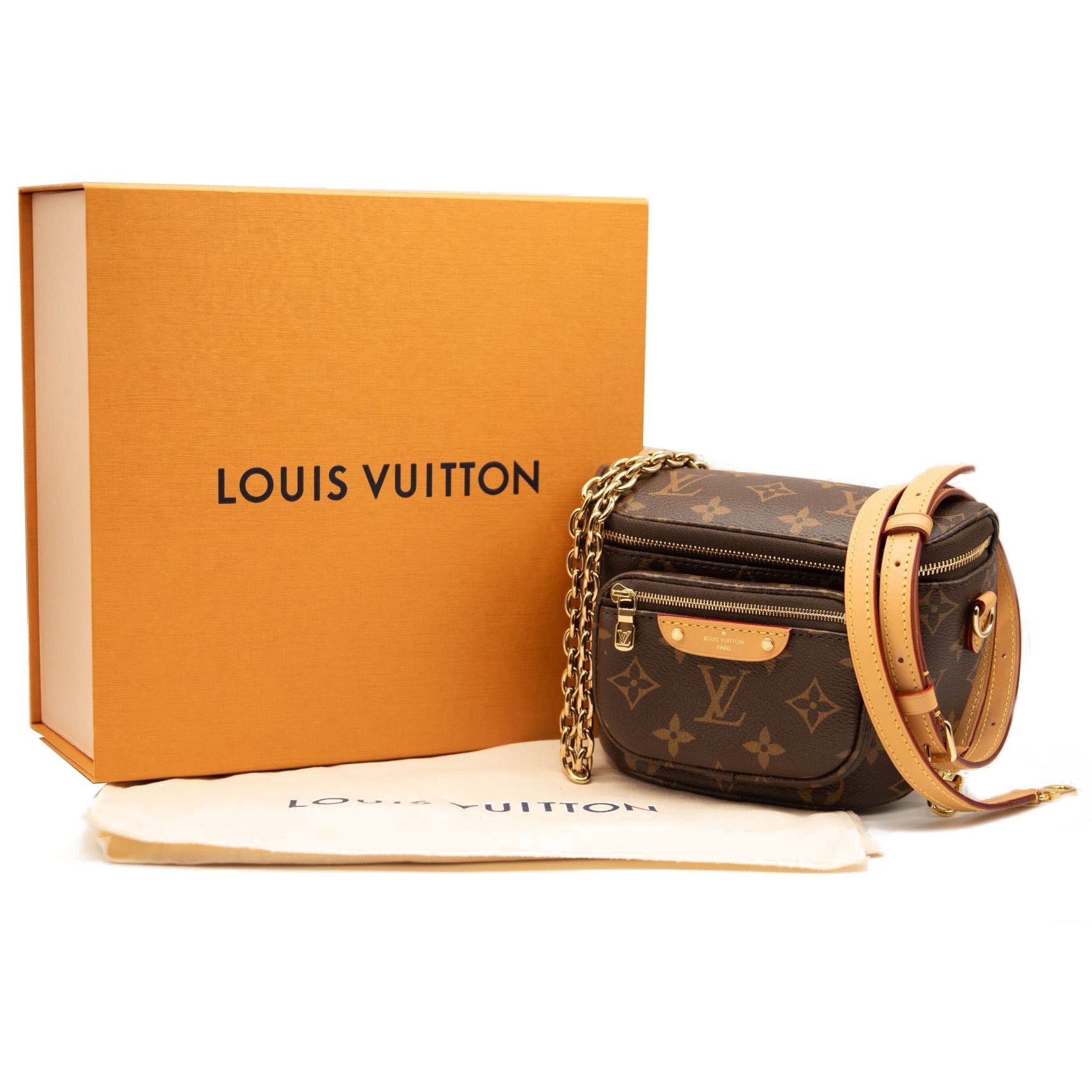 Louis Vuitton Mini Soft Trunk Monogram Brown/Orange