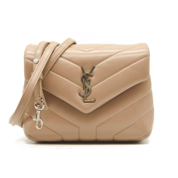Pre-Owned $1990 Saint Laurent Toy Loulou Strap Bag in Quilted Y